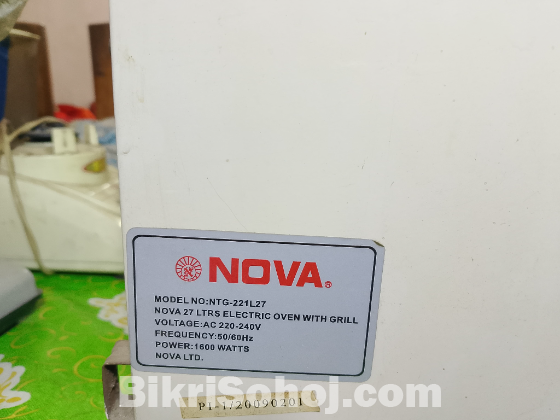 NOVA Electric Oven 27L (Used but Fully Working) বিক্রি হবে